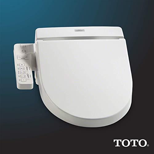 TOTO TOTO SW2014#01 A100 Electronic Bidet Toilet Cleansing Warm Water and Heated Seat, Elongated, Cotton White