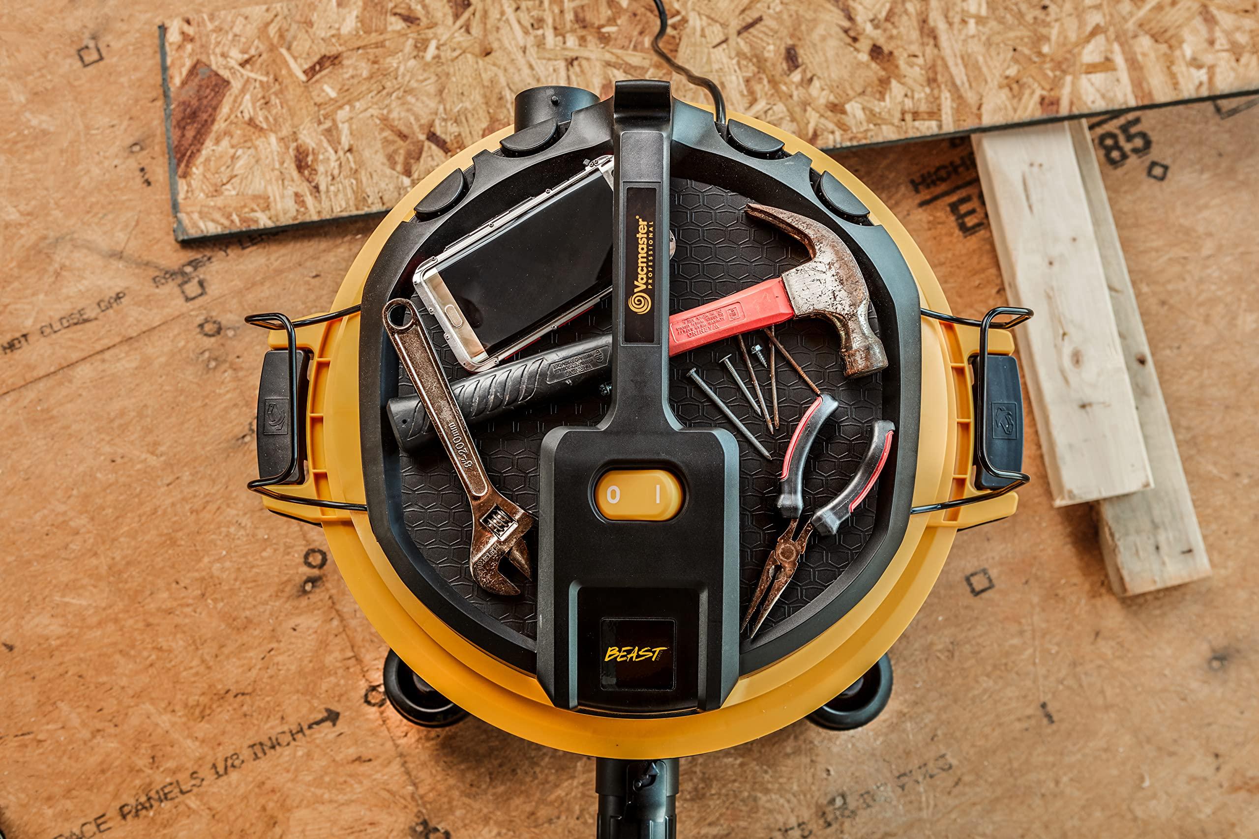 Vacmaster Vacmaster Professional - Wet/Dry Vac, 16 Gallon, Beast Series, 6.5 HP 2-1/2\" Hose (VJH1612PF0201), Black