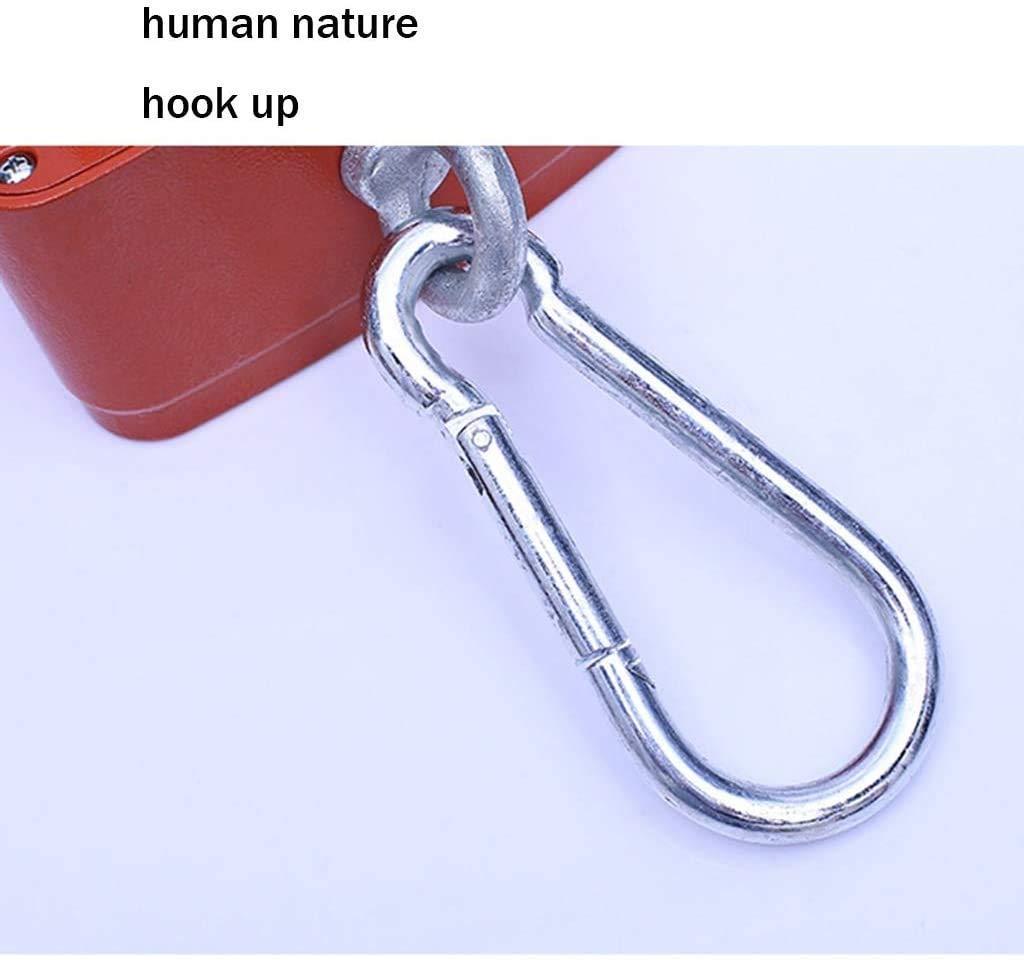 DAOUXIAOSP DAOUXIAOSP Electronic Scales Industrial Heavy Duty Digital Hanging Scales High Precision Stainless Steel Crane Scale LCD Display, 500kg/100g