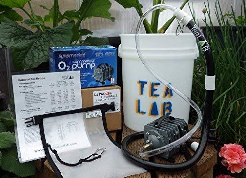 TeaLAB Complete Compost Tea Brewer Kit : 5 Gallon : Bubbles Other Brewers Out of The Water
