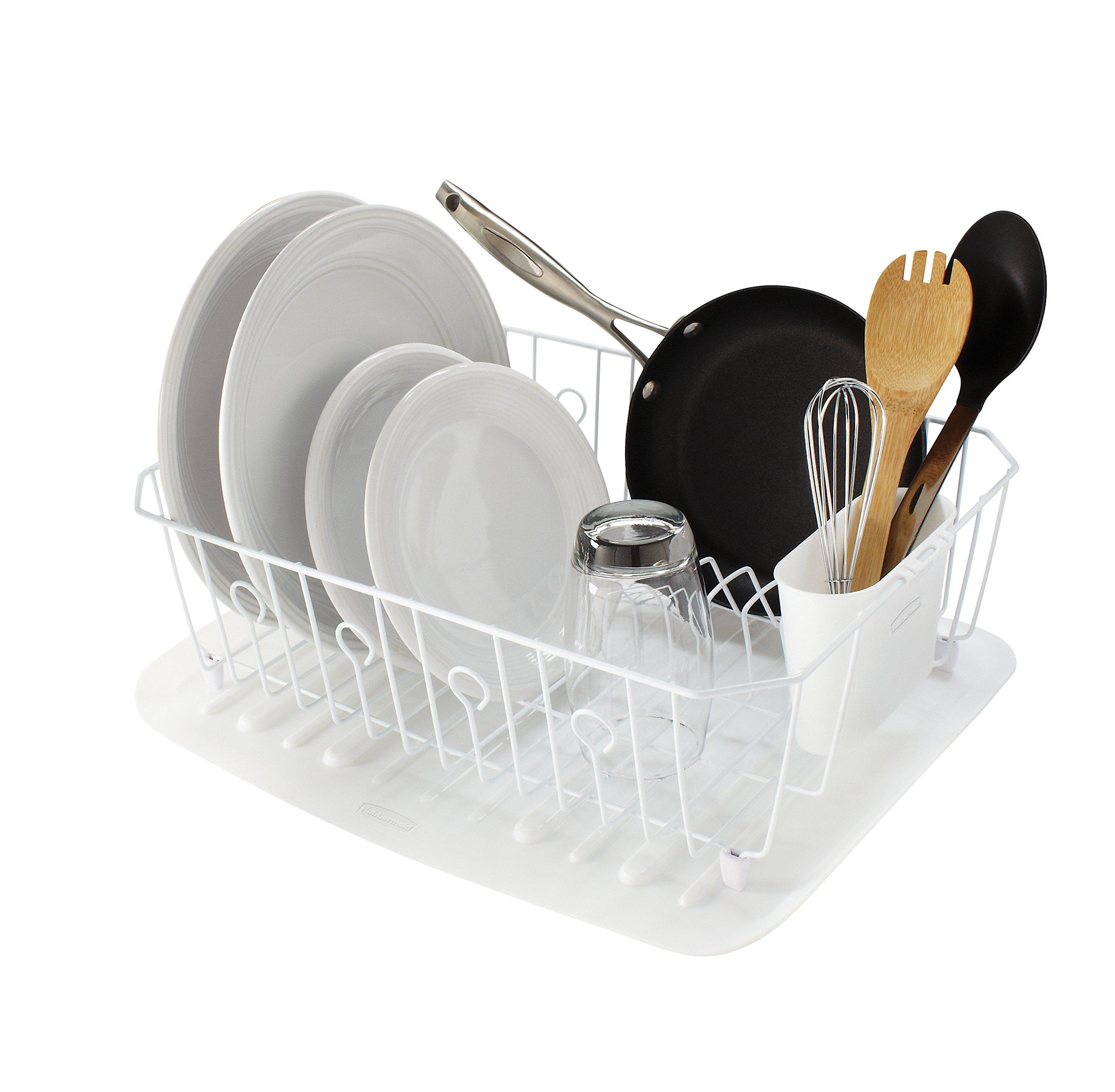 Rubbermaid Rubbermaid Food Products Rubbermaid, Large, White For Dish Drainer