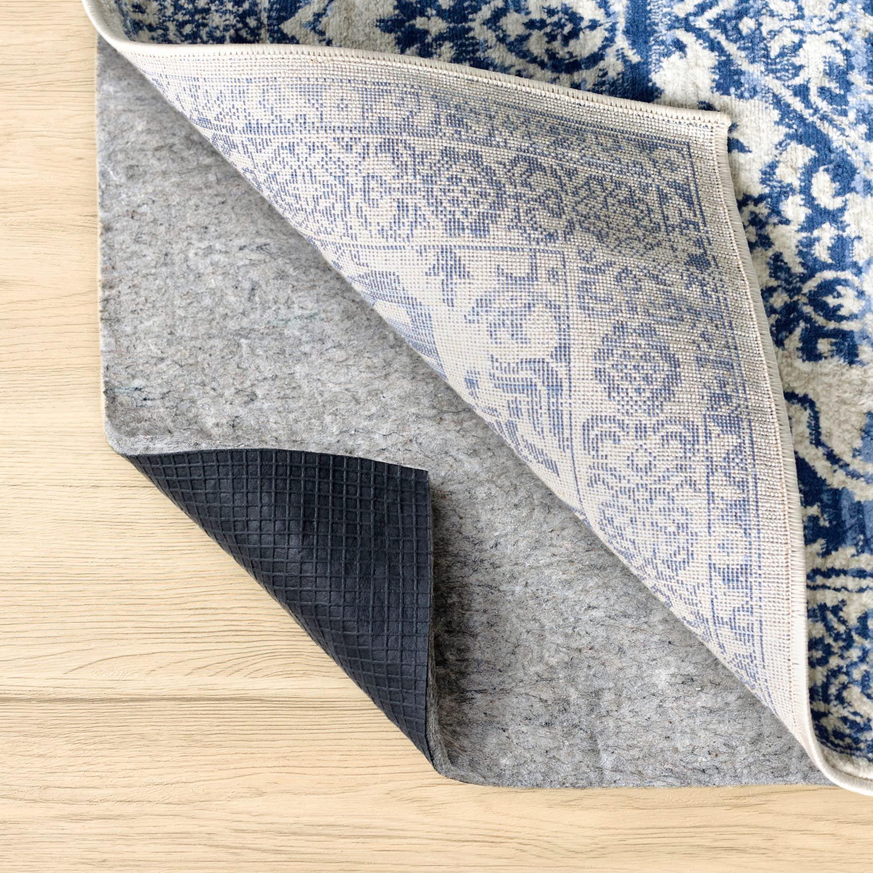 RUGPADUSA RUGPADUSA - Dual Surface - 7\'x10\' - 3/8\" Thick - Felt + Rubber - Enhanced Non-Slip Rug Pad - Adds Comfort and Protection - for Hard Surface Floors