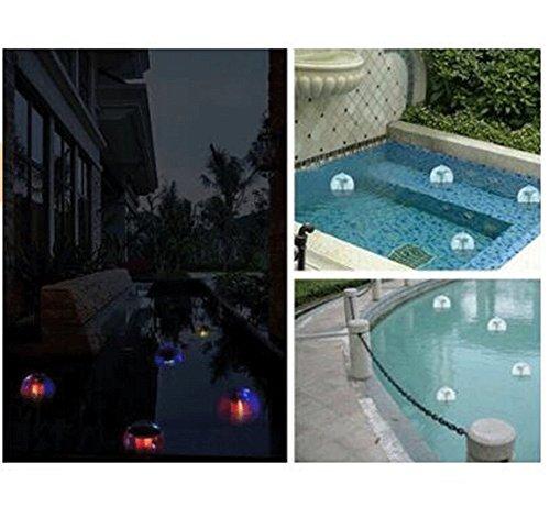 BTB Best to Buy 4pack Solar floating pool light,Solar Powered LED Night Light Lamp ball for Swimming Pool,Garden and Party Decor Outdoor Waterproof Pond Path Landscape lights
