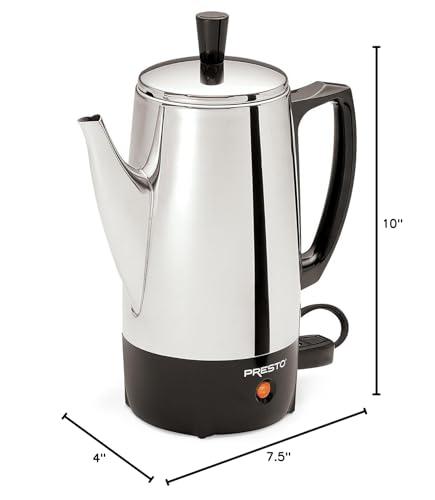 Presto Presto 02822 6-Cup Stainless-Steel Coffee Percolator