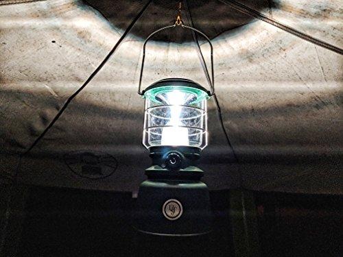 ust UST Heritage Camp 1,000 Lumen Water Resistant Lantern with Dimmer Switch and Hook for Camping, Hiking, Emergency and Outdoor Survival