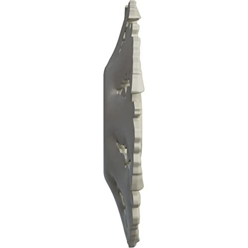 Ekena Millwork Ekena Millwork CM14NECYF Needham Ceiling Medallion, 14 5/8\"OD x 2 1/4\"P (Fits Canopies up to 4 1/4\"), Hand-Painted Clear Yellow