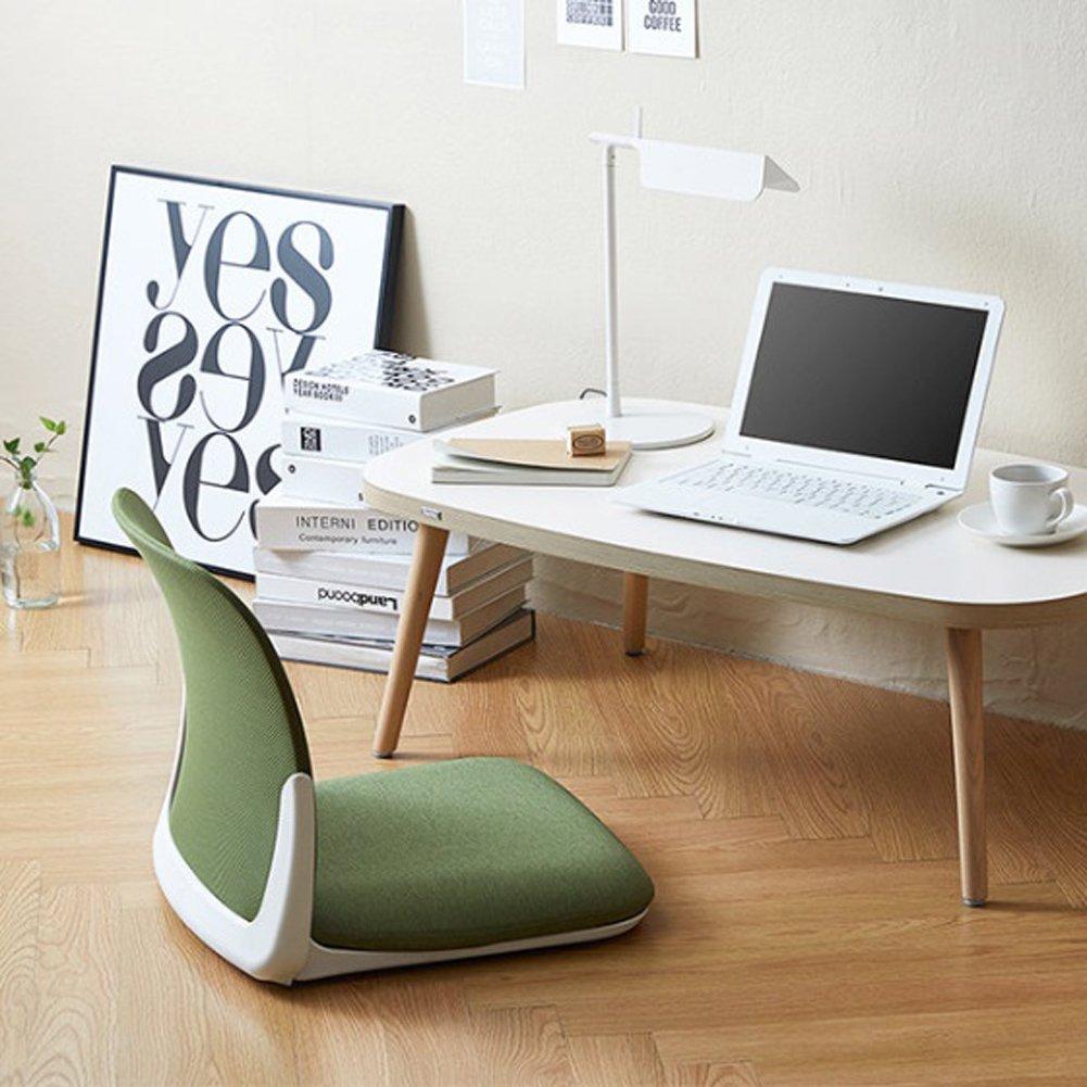 iRoom iRoom Plico Relaxing Tilting Function Ergonomic Foldable Floor Chair Adjustable Angle Back-Rest Stadium Seat (Green)