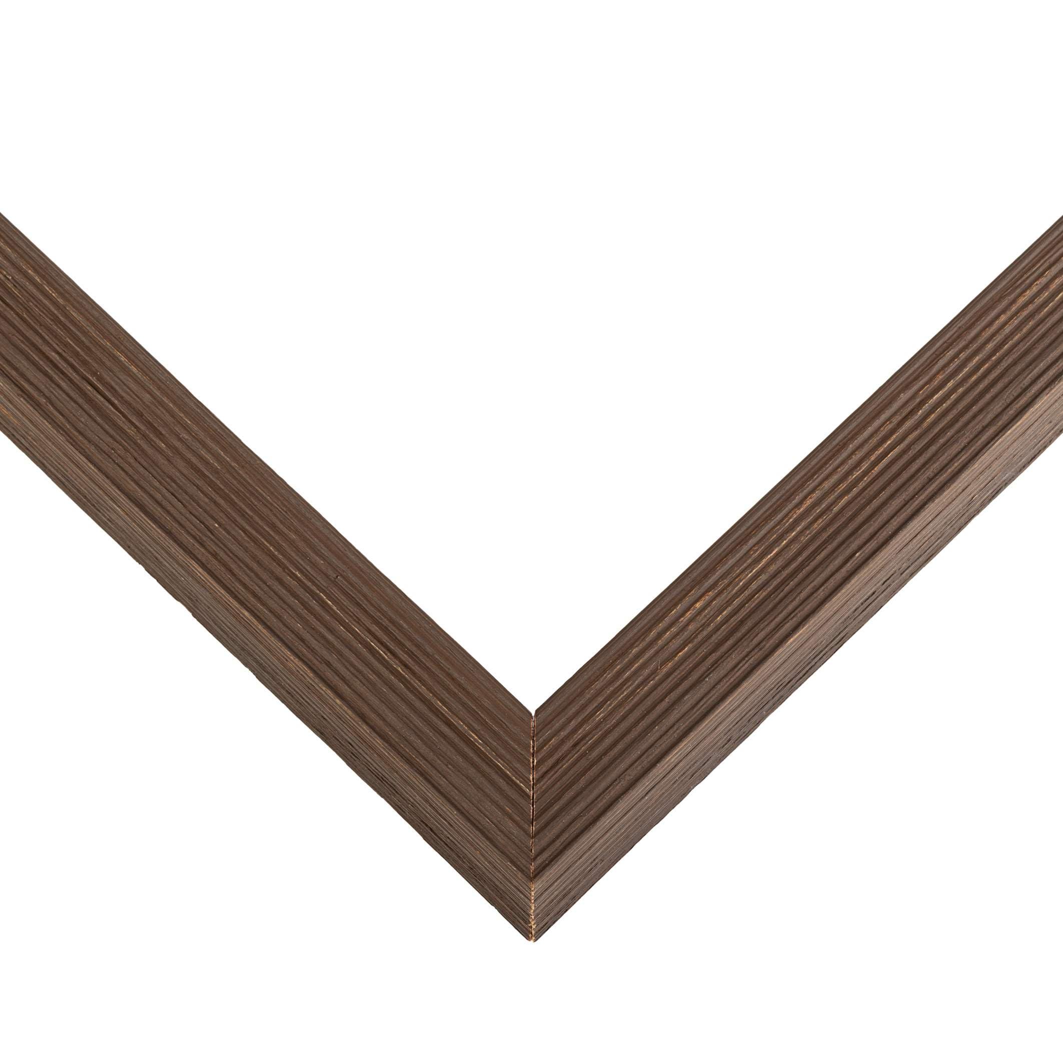 Poster Palooza 9x12 Shadow Box Brown Distressed Barnwood Frame | 0.875 Inch Moulding Width | 1.125 Inch Rabbet Depth | Includes Shatter Resistant Acrylic Plexiglass, Foam Board Backing and Hanging Hardware