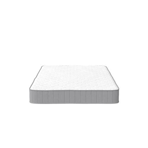 Signature Sleep Signature Sleep,Polyester Tranquility 6 Inch 2-Sided Flippable Bonnell Spring Coil Mattress, Twin Size,Medium GreenGuard Gold Certified,White