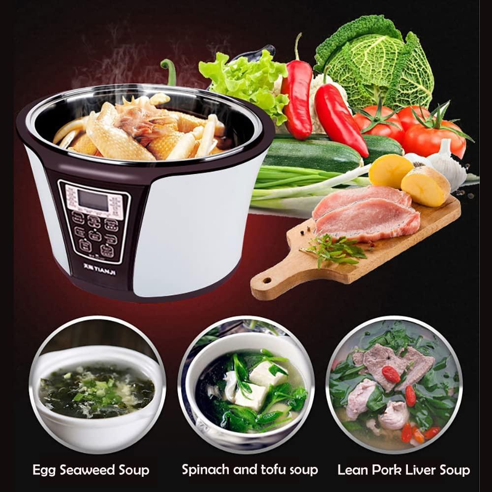 Tianji TIANJI Smart 4 Ceramic Pot Electric Stew Pot DGD33-32EG 4-in-1 3.2L+2x0.65L+0.45L