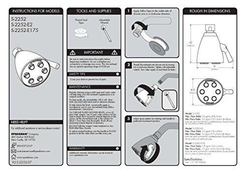 Speakman Speakman S-2252-ORB Signature Brass Icon Anystream High Pressure Adjustable Shower Head, Oil-Rubbed Bronze