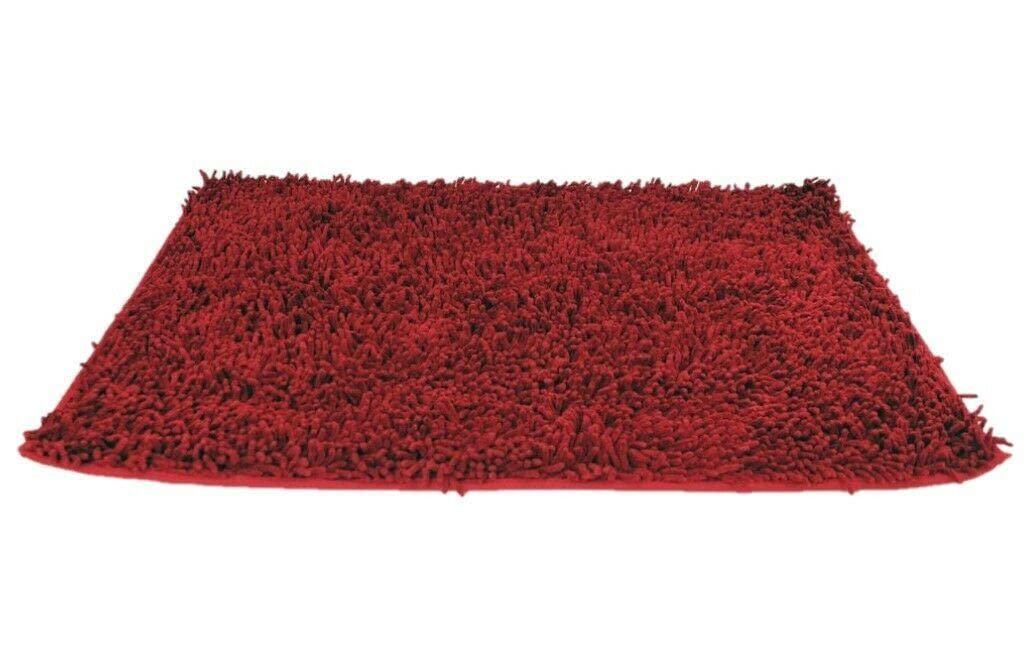 HomeLoft Basics Dark Red Burgundy Noodle Bath Mat Carpet Bathroom Bathroom Accessories Bath mat Kitchen mat Bathroom Bathroom Runner Shower mat Bathroom