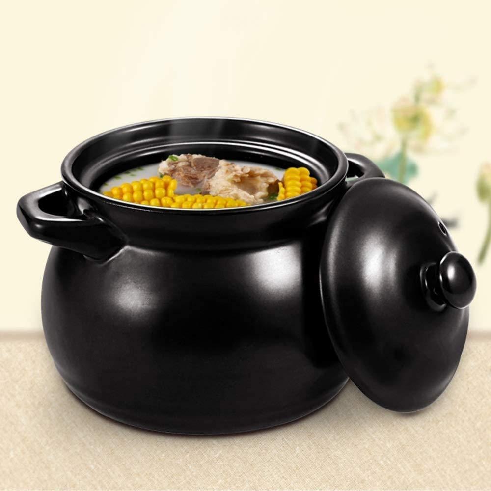 HEHE Casserole Cookware - Earthen Pot - Small Pot, Heat Resistant, Good Heat Preservation Effect, Safe Packaging, Durable