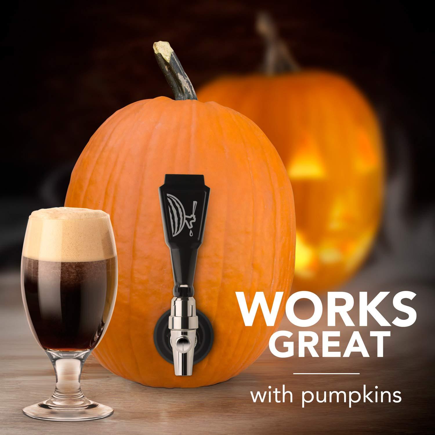 Final Touch Final Touch Watermelon Keg Tapping Kit - Turn Watermelons & Pumpkins into Drink Dispensers with Shank, Faucet, Coring Tool, and Recipe Instructions - Perfect for Parties, BBQs, and Picnics (BD204)