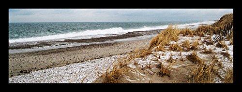 Joseph Condon Photography FRAMED Winter On Cape Cod Beach 36x12" Art Print Poster Decor by Joseph Condon