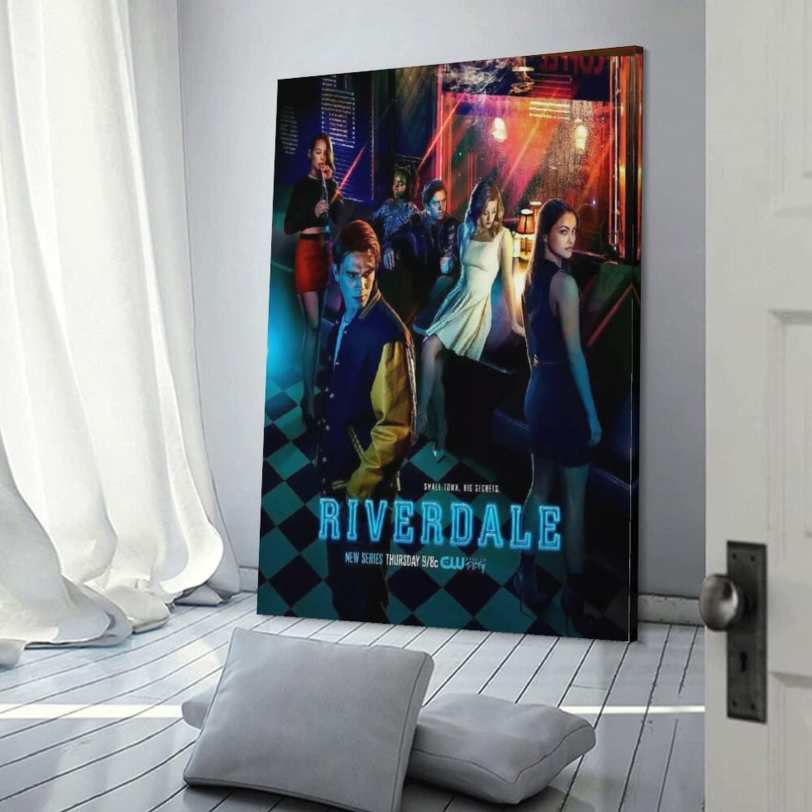 BEBUSH Riverdale Season 1 Smovie Posters (1)(1) Wall Art Paintings Canvas Wall Decor Home Decor Living Room Decor Aesthetic 20x30inch(50x75cm) Frame-Style