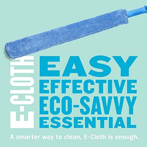 E-Cloth E-Cloth Cleaning & Dusting Wand, Premium Microfiber Dusters for Cleaning, 100 Wash Guarantee, Blue, 1 Pack