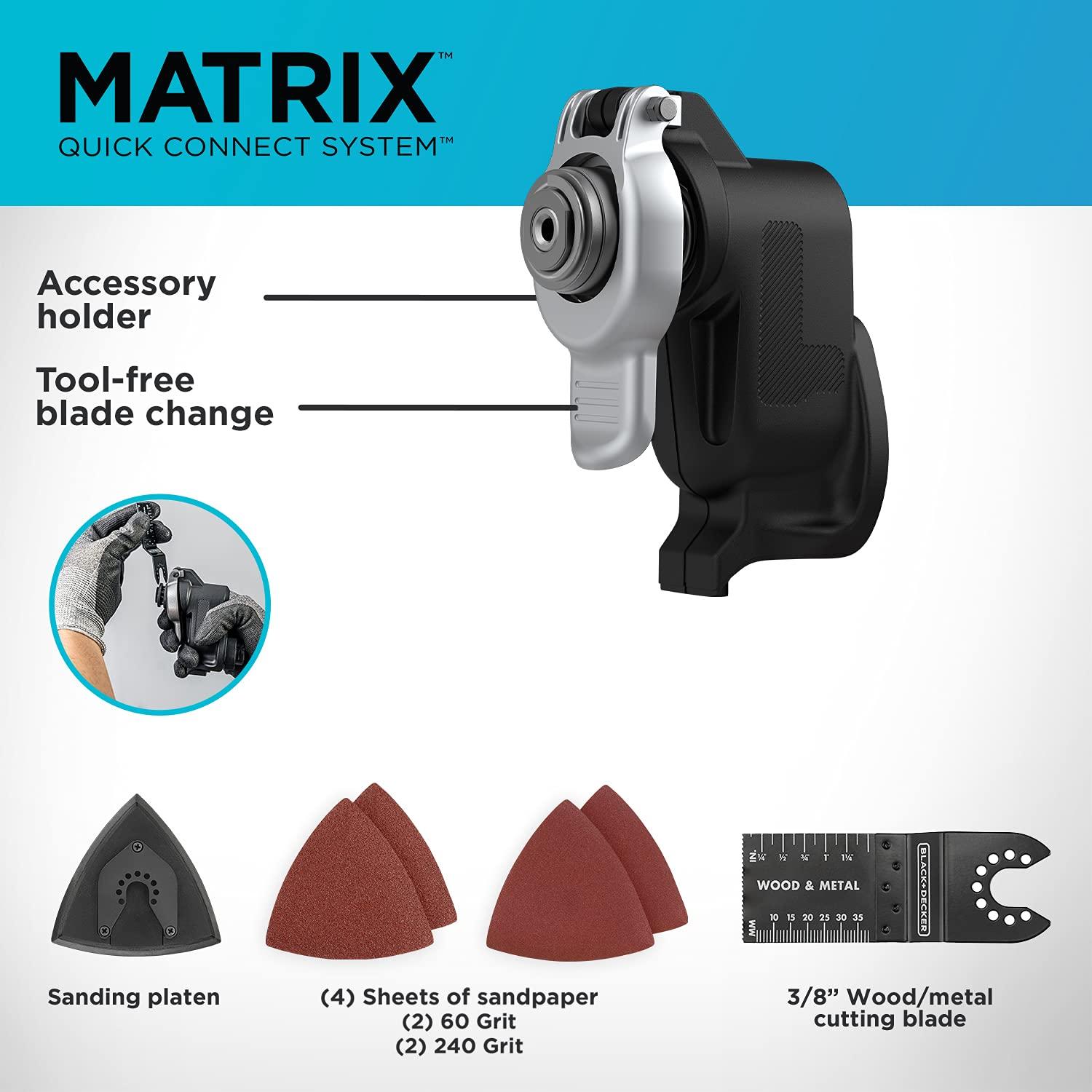 BLACK+DECKER BLACK+DECKER Matrix Oscillating Tool Attachment (BDCMTO)