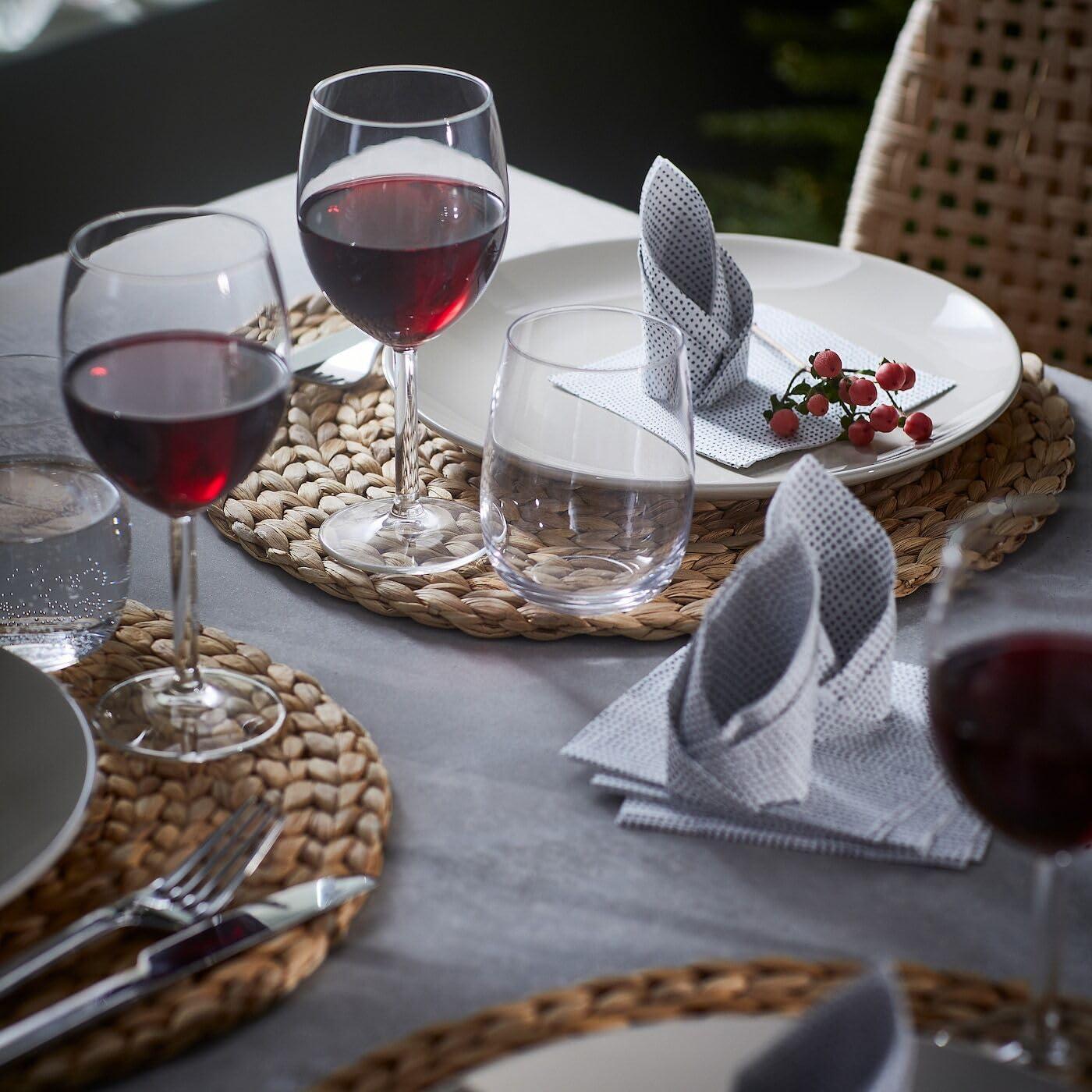 IKEA Red Wine Glass By Ikea- Svalka Series SET OF 6, 10 0Z
