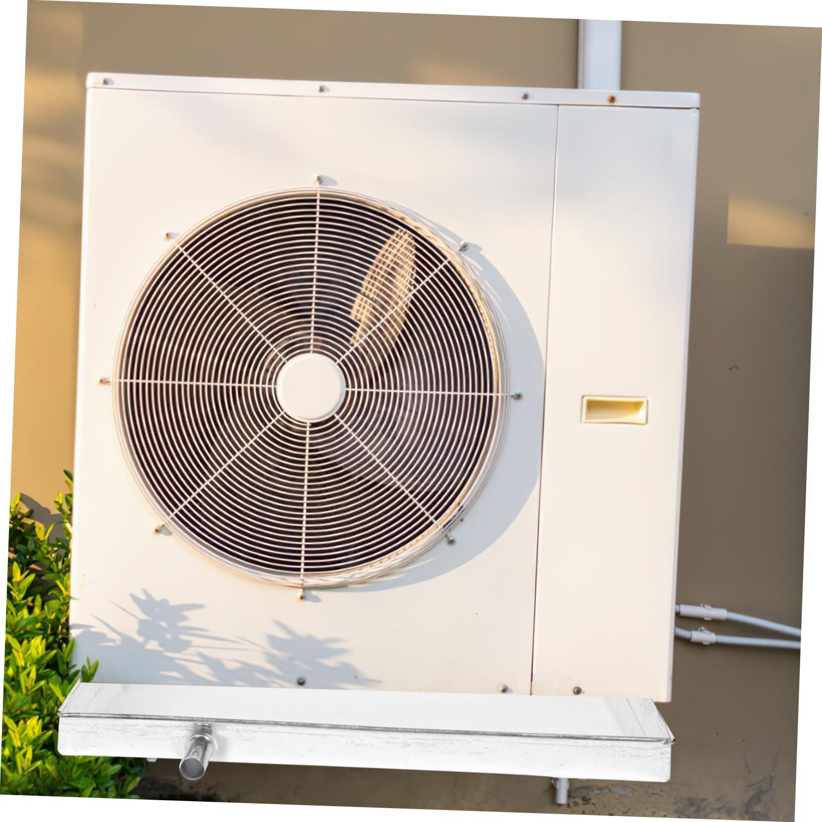 OSALADI OSALADI Air Conditioner Water Tray Drain Tray Refrigerators Washer Machine Drain Pan Air Conditioner Drip Container Washer Tray Drip Pan Metal Tray Water Heater Drain Pan Square Floor Iron