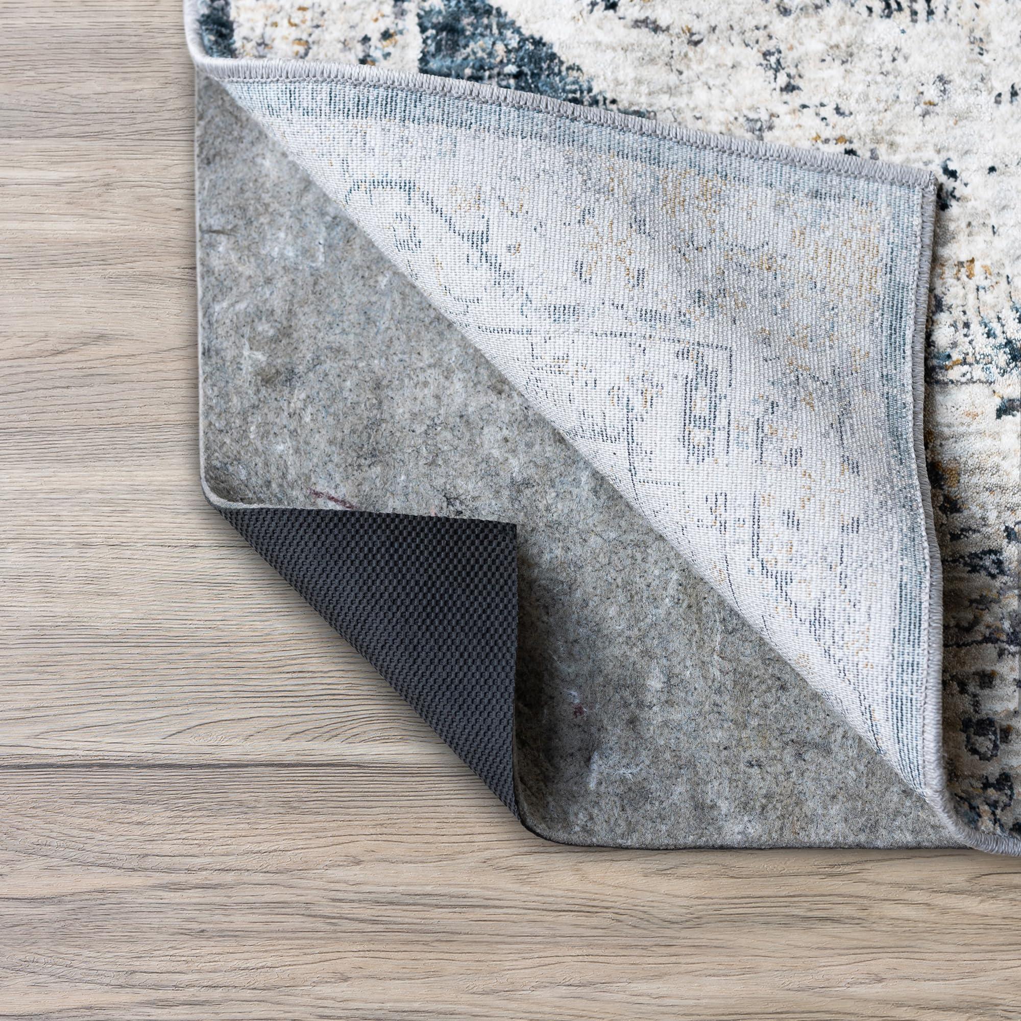 RUGPADUSA RUGPADUSA - Classic Non-Slip - 2\'6\" x 9\' - 1/4\" Thick - Felt & Rubber - Dual Surface Non-Slip Rug Pad - Cushioning Felt for Added Comfort - Safe for All Floors and Finishes