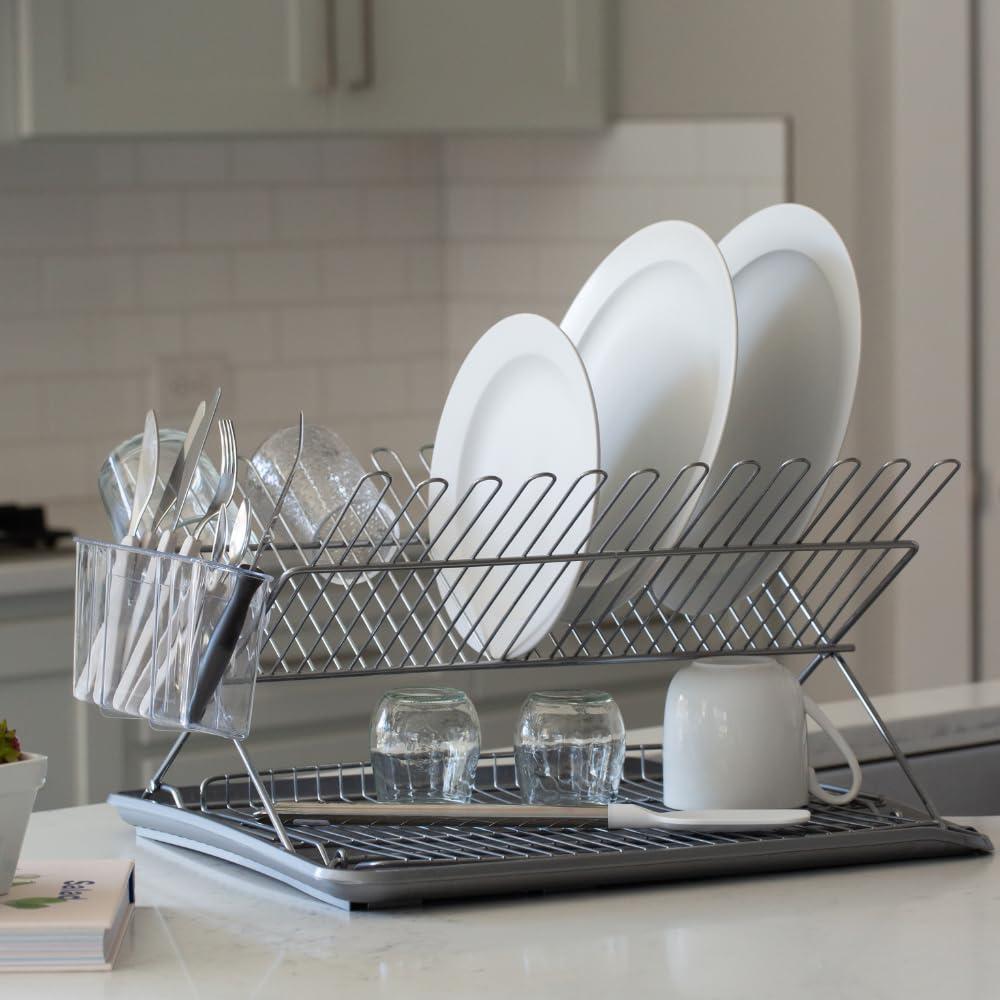 Better Houseware Better Houseware Dish Drain Board Tray for Kitchen Counter Drying Rack Dish Drainer Tray Ideal Rigid Drainboard, Dish Rack Drain Board - 17x13.5x1.25