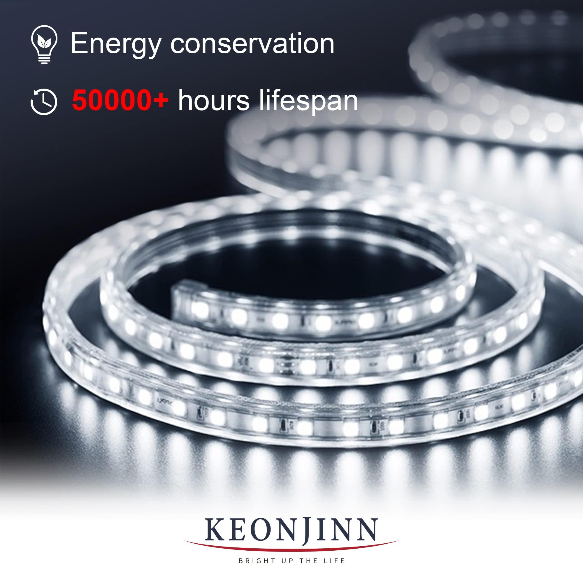 Keonjinn Keonjinn 20 x 28 Inch LED Mirror Bathroom Mirror with Front Lights, UL Listed LED Driver, Wall Mounted Lighted Vanity Mirror, Anti-Fog Dimmable Bathroom LED Mirror, 6000K(Horizontal or Vertical)