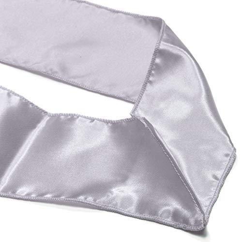 Anderson\'s Anderson\'s Prom Royalty Sashes, Silver with Black Imprint, Pack of 2, Prom Sashes for Prom Court, High School Dance, Party, Costume, Event