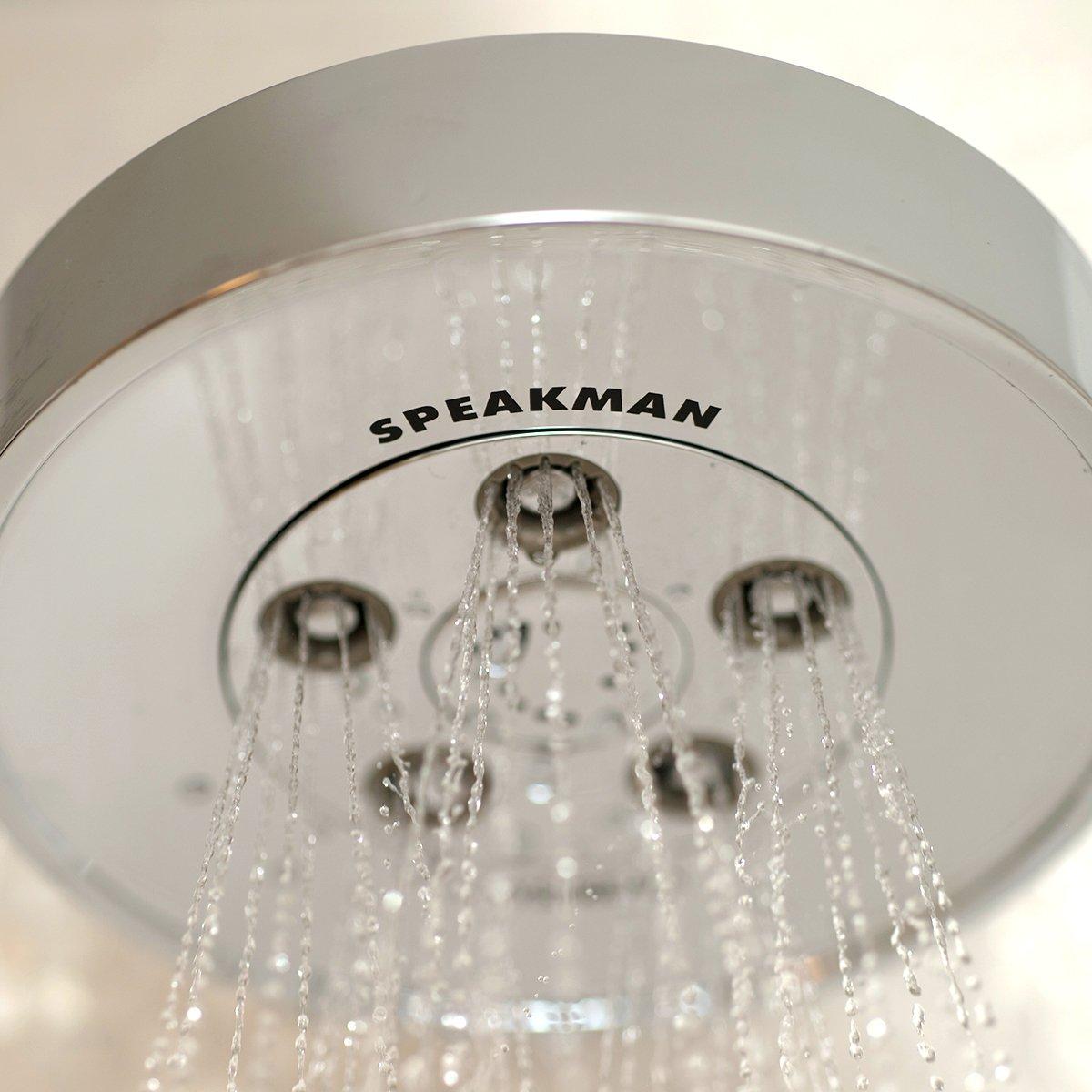 Speakman Speakman S-3010 Neo Anystream High Pressure Adjustable 2.5 GPM Shower Head, Polished Chrome