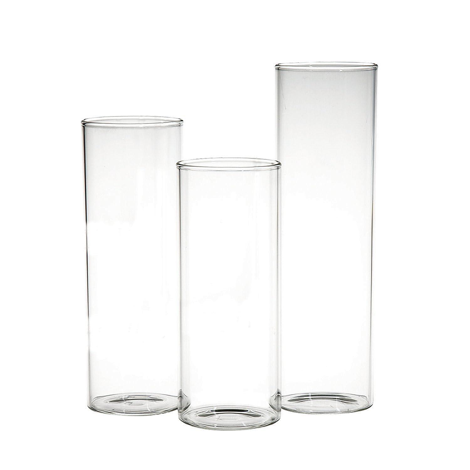 Fun Express Fun Express Bulk Glass Cylinder Vase Set - 12 Pc