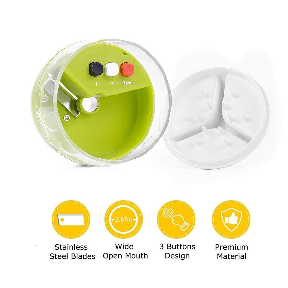 TOPINCN Handheld Spiralizer 3 in 1 Vegetable Slicer, Veggie Spiral Cutter Zucchini Spaghetti Maker Zoodle Maker Adjustable Spiral Slicer for Low Carb Vegan Meals (17/9/9)