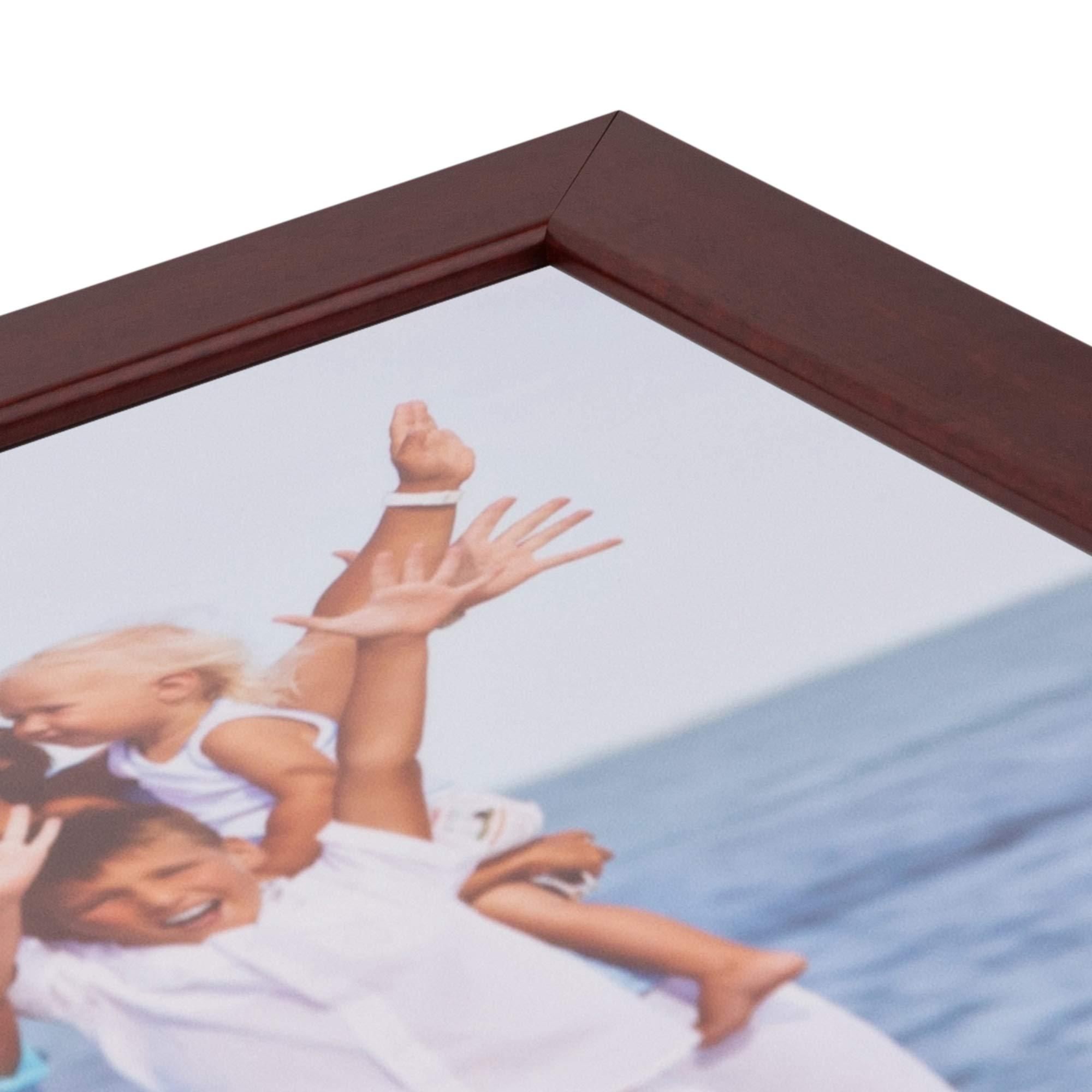 ArtToFrames ArtToFrames 20x28 Inch Red Picture Frame, 5 - Pack, This 1.25 inch Custom MDF Poster Frame is Cherry, Comes with Economy Acrylic (Frame_Pack_5_BW26-039-20x28)