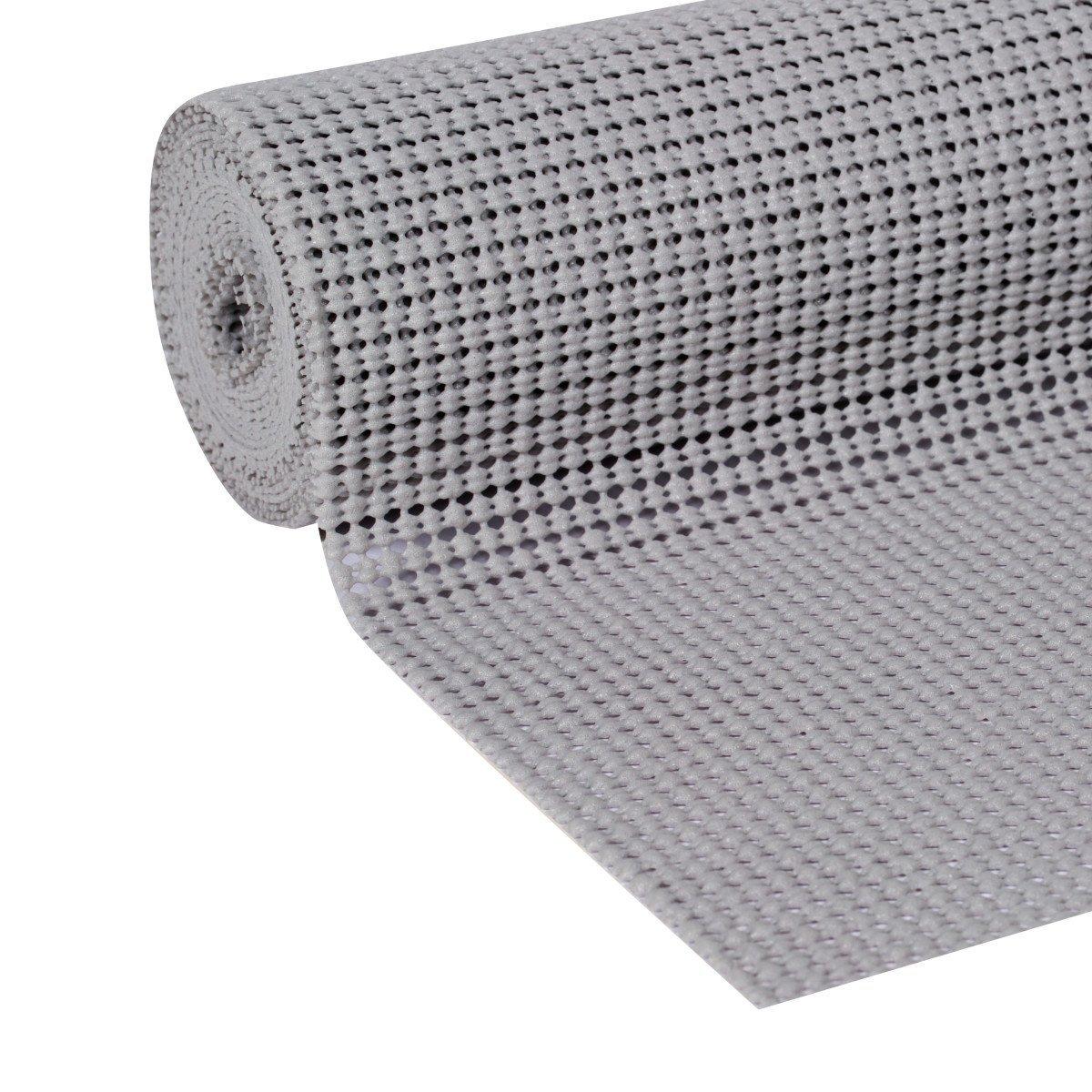 Duck Brand Duck Brand Select Grip EasyLiner Shelf and Drawer Liner, 12-Inch x 10-Feet, Non-Adhesive, Light Grey, 283310
