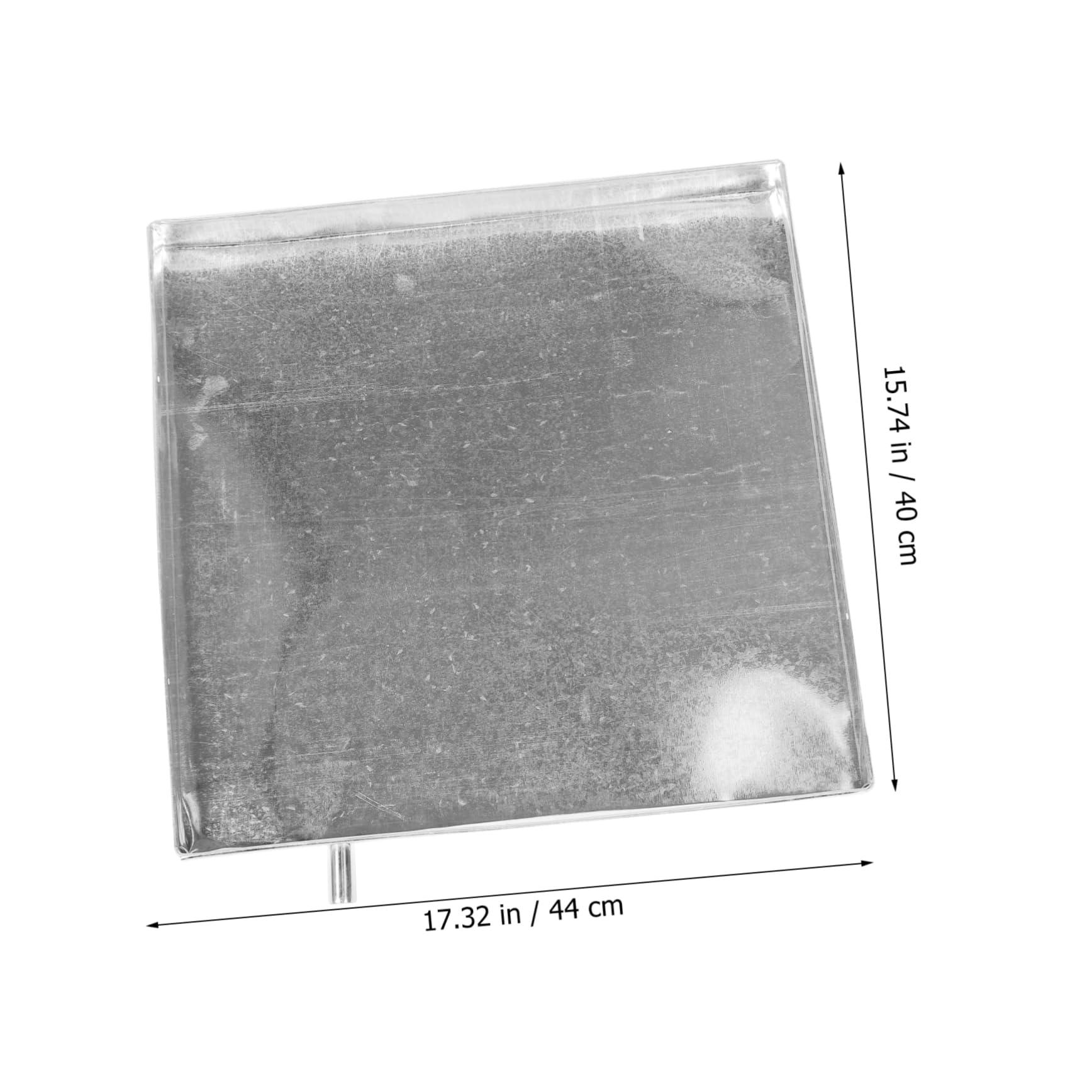 OSALADI OSALADI Air Conditioner Water Tray Drain Tray Refrigerators Washer Machine Drain Pan Air Conditioner Drip Container Washer Tray Drip Pan Metal Tray Water Heater Drain Pan Square Floor Iron