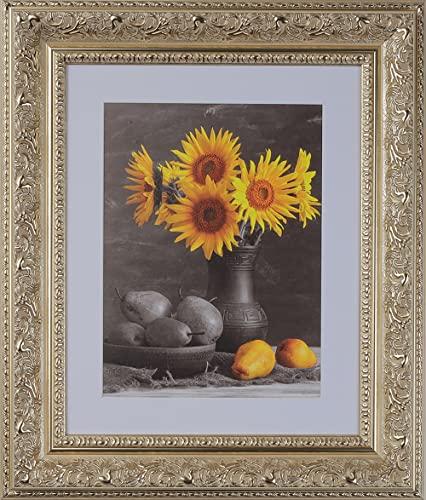 Generic Silver Picture Frame 3-1/2\" Polystyrene WholesaleArtsFrames-com 3348-A-44 (20X27)