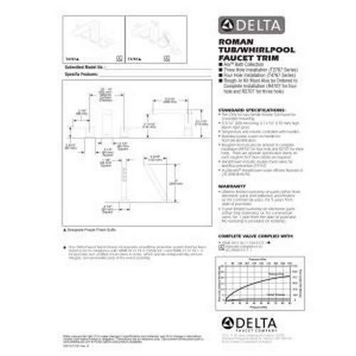 DELTA FAUCET DELTA FAUCET T2767-SS, 6.69 x 16.00 x 8.19 inches, Stainless