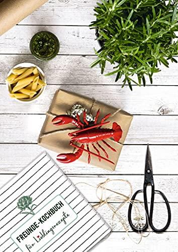 Moses Moses Wobble Magnet Lobster Decorative Magnet for The Kitchen, Metal, Red, 12.5 x 9 x 3.5 cm