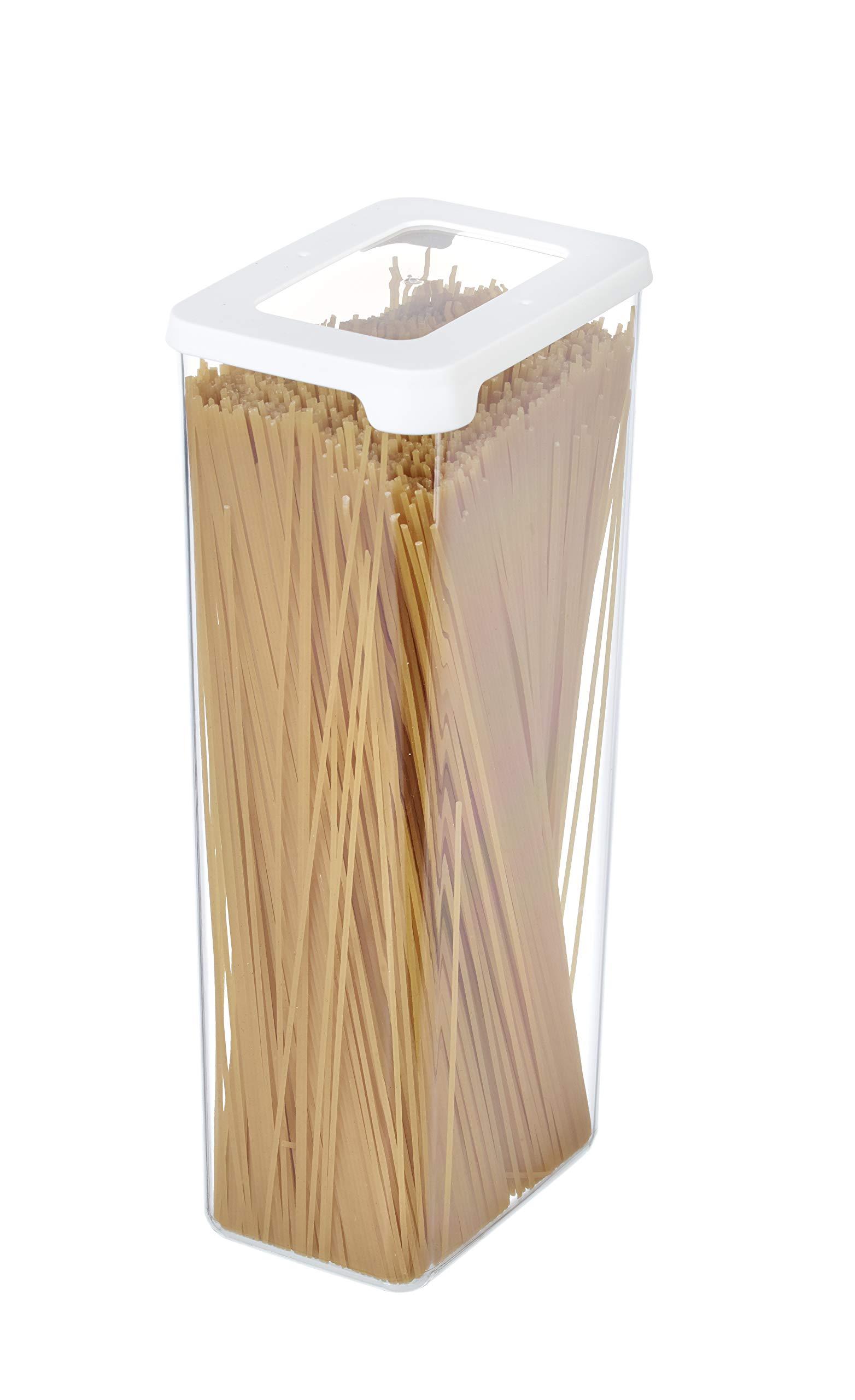 SmartStore GASTROMAX Dry Food Keeper 2.25 Liter Transparent White Colour, One Size