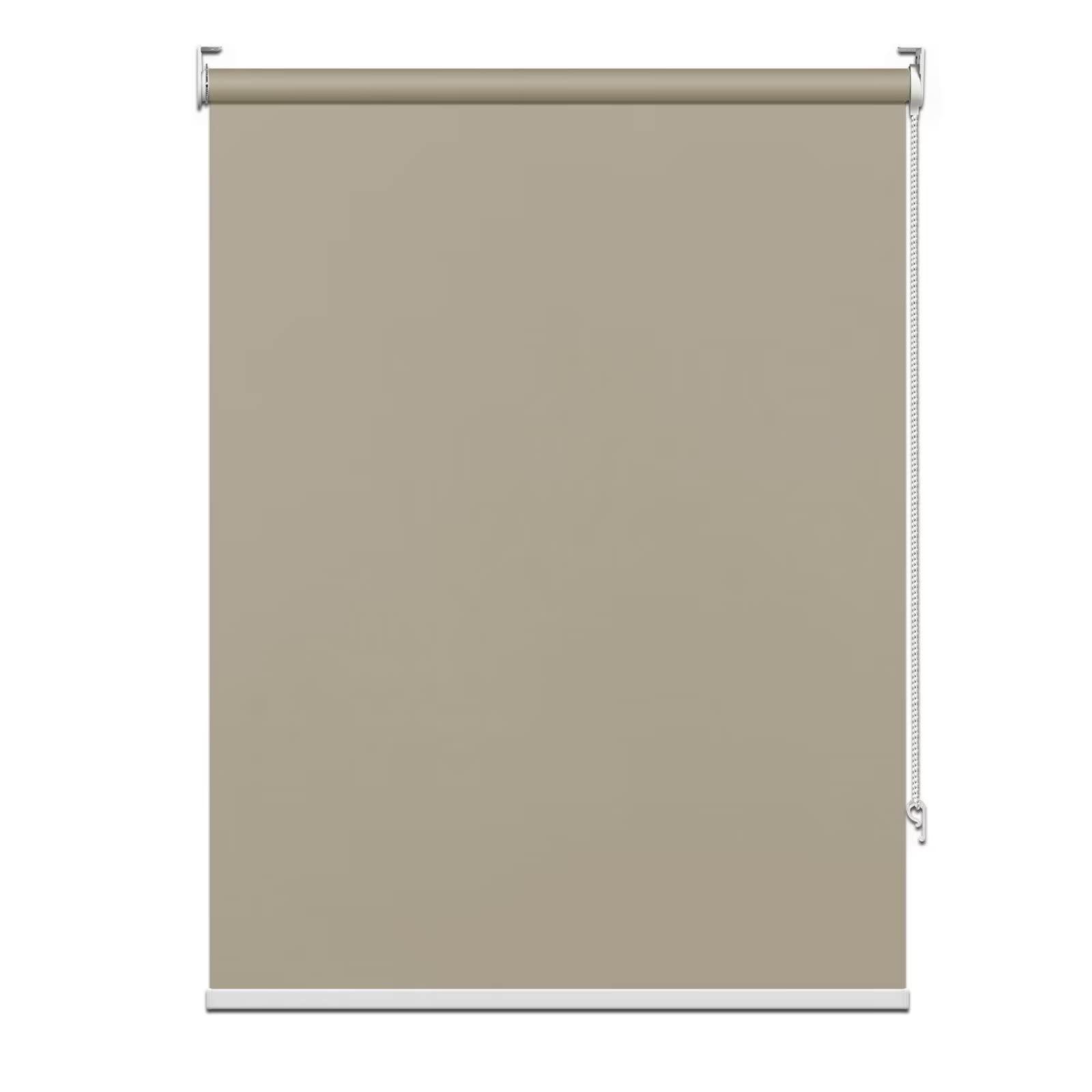 fhsblinds FHSBLINDS Blinds for Windows Roller Window Shades-Waterproof Blackout Room Darkening Custom Window Blinds & Shades for Home Kitchen (Khaki 100% Blackout, 49" W x 72" H)