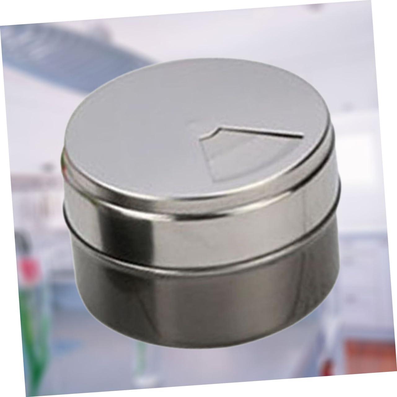 LABRIMP LABRIMP Spice Organizer Magnetic Spice Jar Rack Condiment Container Seasoning Holder Grey