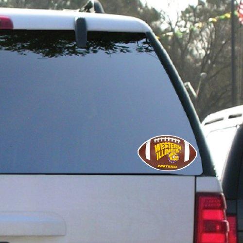 VictoryStore Western Illinois University - Window Decal (Set of 2) - Football