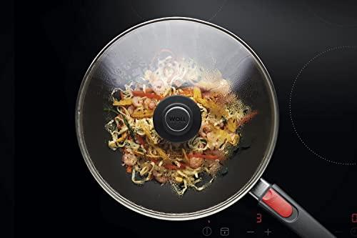 Woll Woll Diamond Lite Cast Wok, Diameter, Tall with Removable Handle.