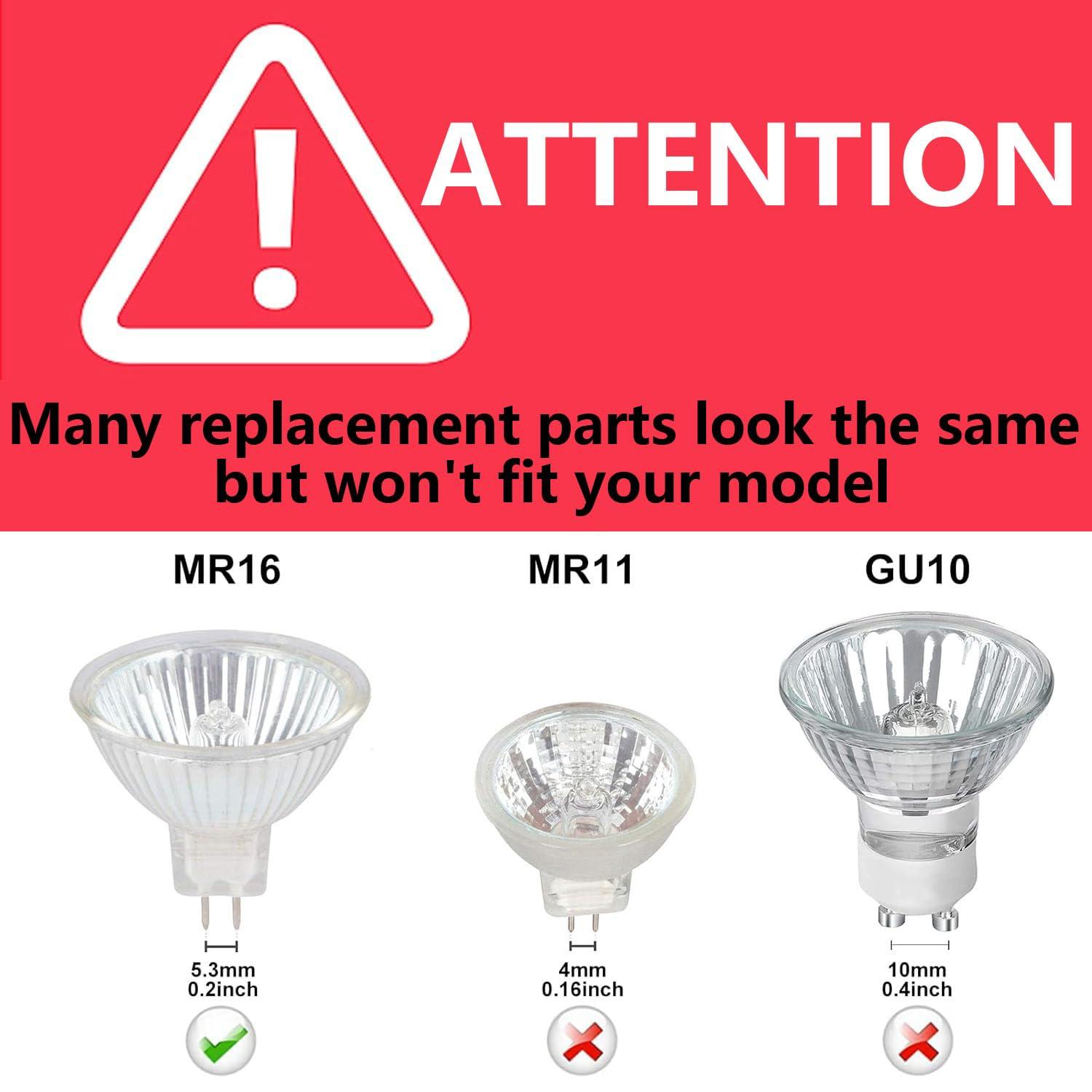 SANSUN SANSUN 5W MR16 LED Landscape Light Bulbs, Low Voltage 12V Outdoor Landscape Spotlight and Indoor Track Light, GU5.3 Bi-Pin Base, Soft White 3000K, Non-Dimmable, (Pack of 4)