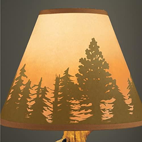 Collections Etc Collections Etc Rustic Climbing Bear Family Northwoods Lamp,14 3/4" H