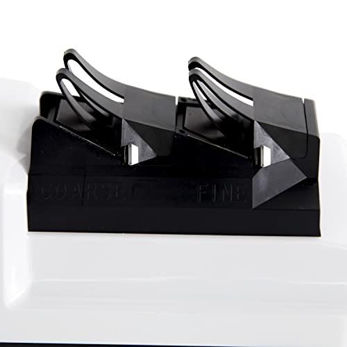 Chef’sChoice Chef's Choice Scissorpro Electric Professional with Diamond Hone Features Precise Angle Guides Sharpens a Variety of Household Scissors, 2-Stage, White