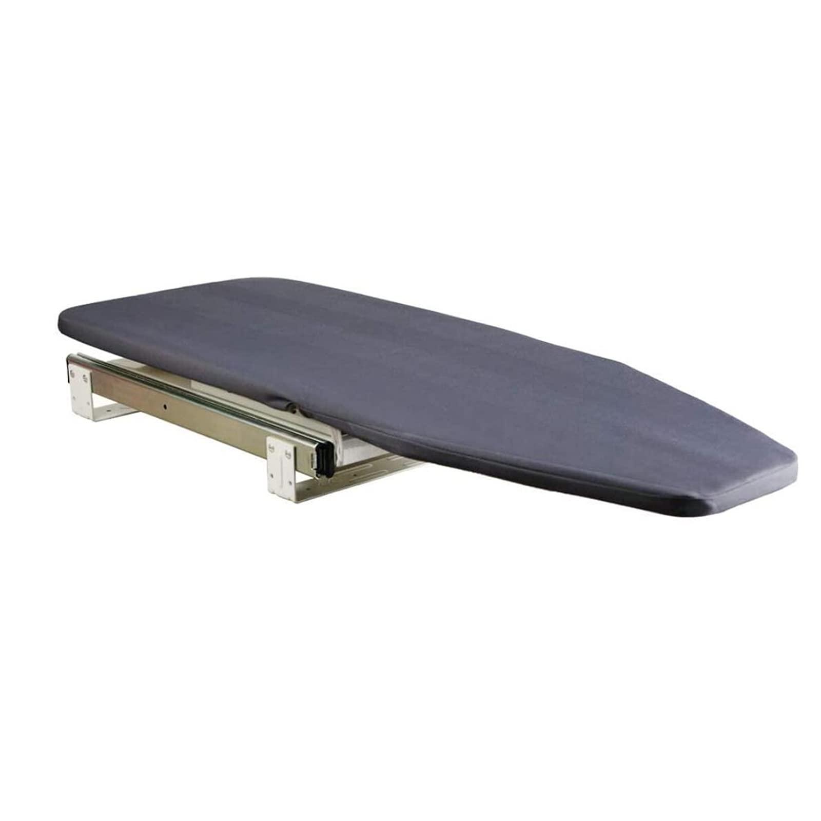 ELUKHT Hiding Ironing Board Foldable Rotated Ironing Board,Retractable Ironing Board,Closet Pull-Out Stow Away in The Cabinet,Easy to Install Foldable Ironing Station(Color:Dark Gray) (Dark Gray)