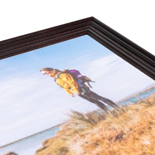 ArtToFrames ArtToFrames 6x13 inch Dark Cherry Stain Wood Picture Frame, 2WOM0066-81375-YCHY-6x13