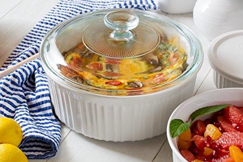 CorningWare CorningWare French White Round Bakeware Set (10-Piece, White)