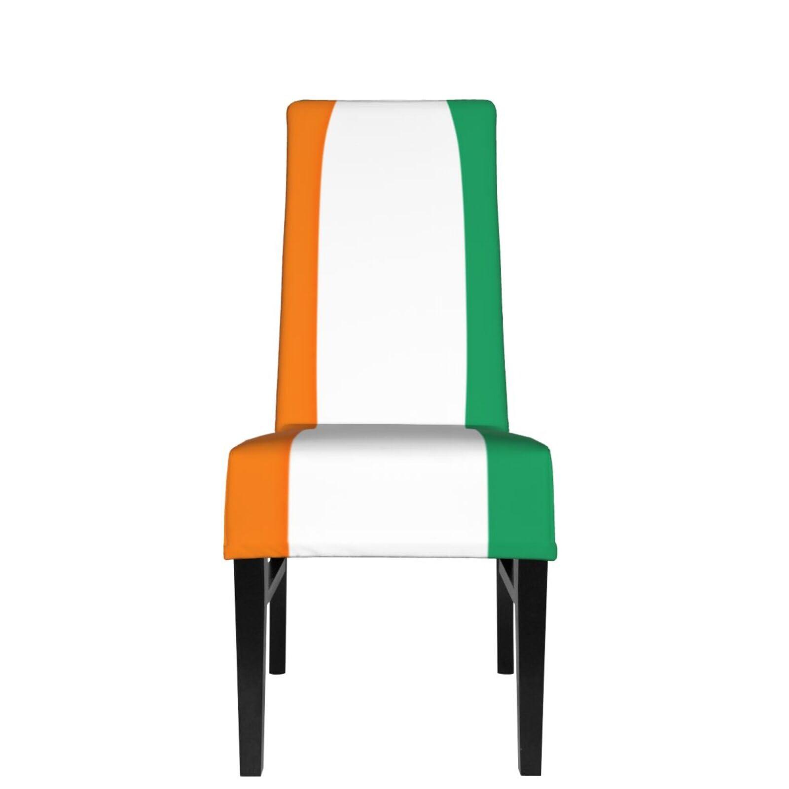 SDEGTHO SDEGTHO Flag of Cote D'Ivoire Protection Cover for Dining Room Chairs Stretchy, Washable, and Detachable Cover