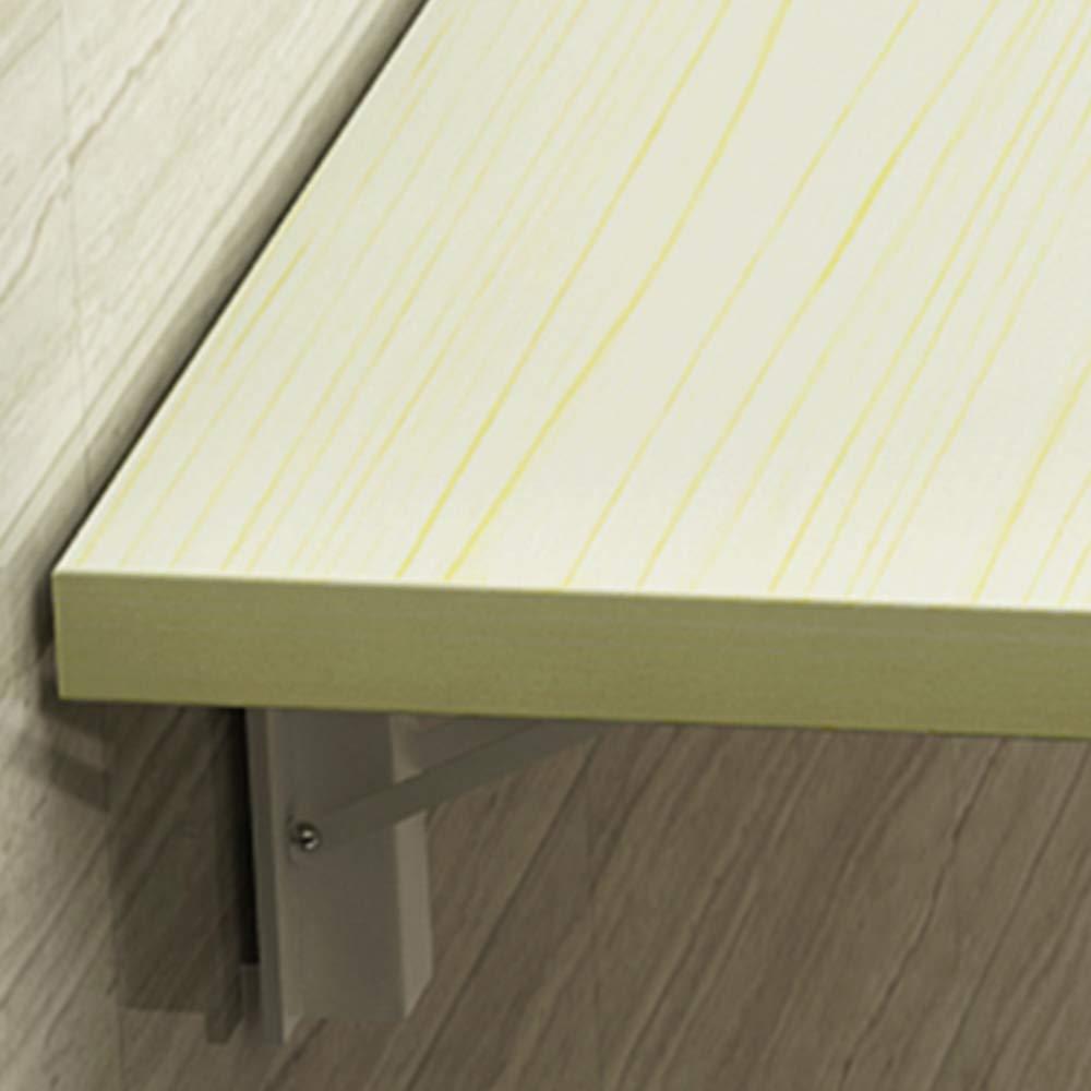 Folding Table Solid Wood Folding Dining Table, Small Apartment, Foldable Multifunctional Table, Household Invisible Dining Table, Small Dining Table, Square Table, Wall-Mounted Table, White Black Light Walnut col